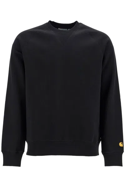 Carhartt Chase Raglan Sweatshirt In Black