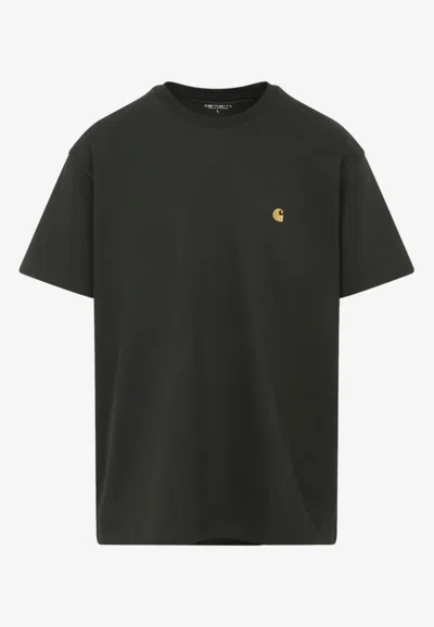 Carhartt Chase Short-sleeved T-shirt In Green