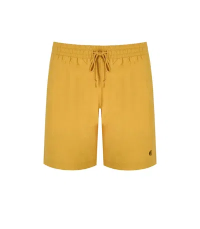 Carhartt Chase Sunray Swim Shorts In Yellow
