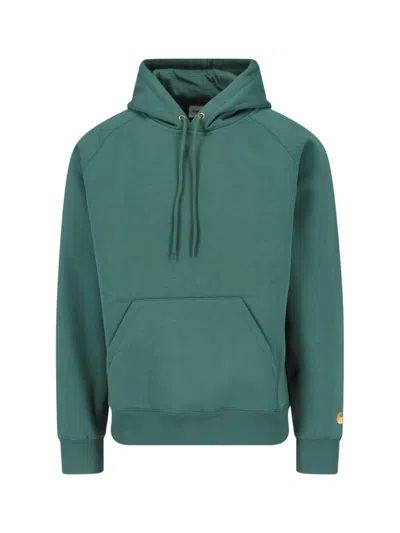 Carhartt "chase Sweat" Hoodie In Green