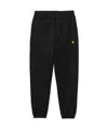 Carhartt Cotton Hoodie In Black With Embroidered Front Logo In Black