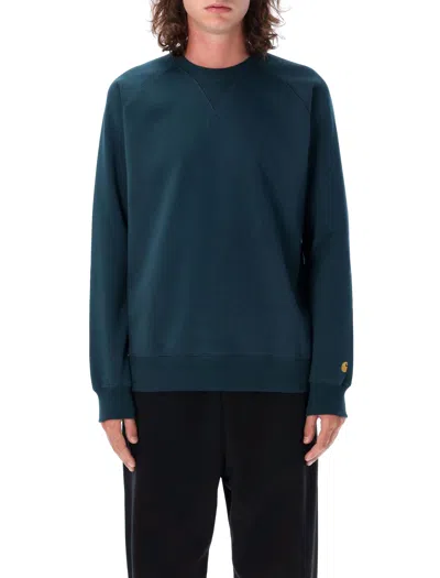 Carhartt Chase Sweatshirt In Blue