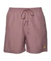 Carhartt Work In Progress Chase Swim Trunks In Pink