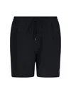 Carhartt Wip Costume Da Bagno Con Ricamo Logo In Black