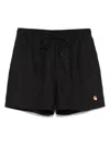 Carhartt Work In Progress Chase Swim Trunks In Black