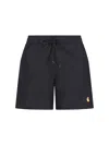 Carhartt Work In Progress Chase Swim Trunks In Black