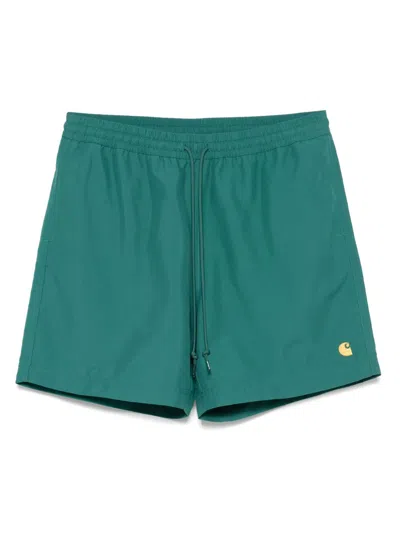 Carhartt Chase Swim Trunks In Green