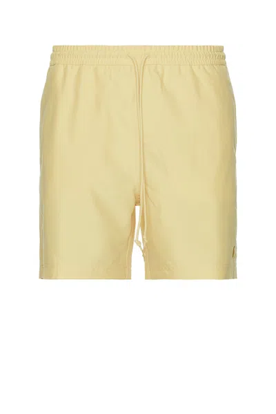Carhartt Chase Swim Trunks In Air Yellow & Gold