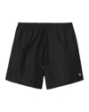 Carhartt Chase Swim Trunk Elasticated Waistband In Black