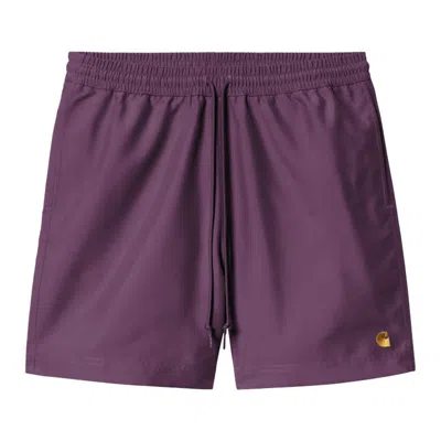 Carhartt Chase Swim Trunks In Saxx Huckleberry Gold