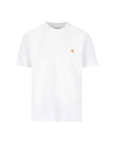Carhartt Chase Crew Neck T-shirt In White