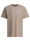 Carhartt Crew Neck Short Sleeve T-shirt Design In Gray