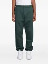 Carhartt Chase Logo-embroidered Cotton Track Pants In Green