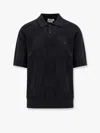 Carhartt Checker Polo Shirt In Black