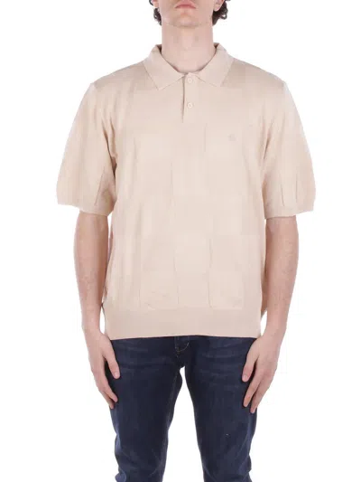 CARHARTT CHECKER LOGO EMBROIDERED POLO SHIRT