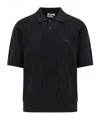 Carhartt Checker Polo Shirt In Black