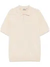 Carhartt Short Sleeve Checker Polo Fleur De Sel In Neutral