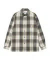 Carhartt Checkered Shirt In Gray