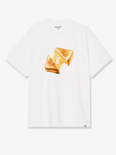 Carhartt Cheese Toast Cotton T-shirt In Red