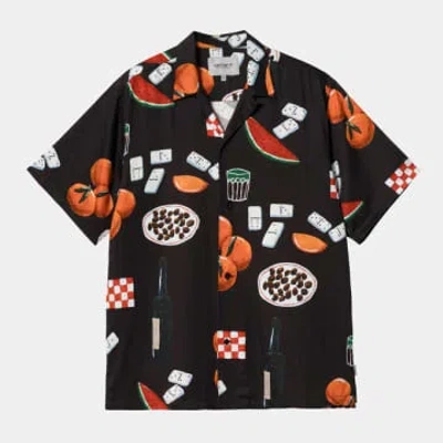 Carhartt Isis Maria Dinner Shirt, Blouse Multicolor In Black