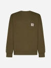 CARHARTT CHEST POCKET COTTON SWEATSHIRT