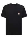 Carhartt Man T-shirt Midnight Blue Size Xl Cotton In Darknavy