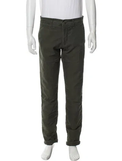 Pre-owned Carhartt Chinos In Green