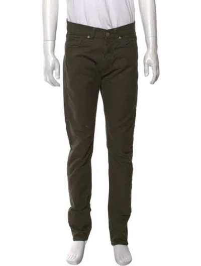 Pre-owned Carhartt Chinos In Green