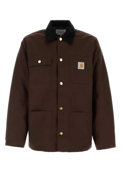 CARHARTT CHOCOLATE COTTON MICHIGAN COAT