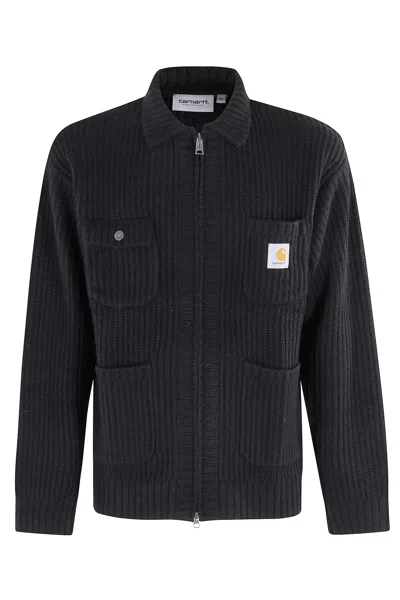 Carhartt Chore Knit Jacket In Black