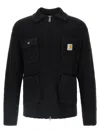 Carhartt Chore Knit Jacket Sweaters And Cardigans Black In Black