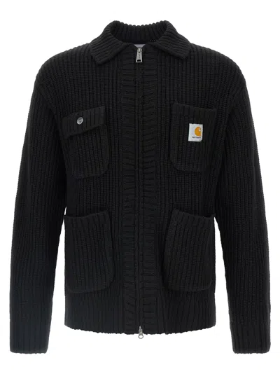 Carhartt Chore Knit Jacket Sweaters And Cardigans Black