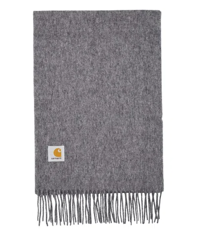 Carhartt Clan Wool Scarf In Grey