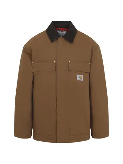 Carhartt Wip Og Arctic Relaxed Unisex Work Jacket In Multi