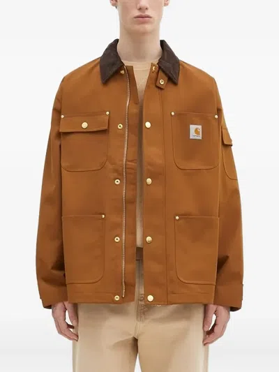 CARHARTT CLAPTON CORDUROY-COLLAR SHIRT JACKET