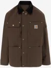 Carhartt Work In Progress Clapton Water Repellent Nylon Jacket In Brown