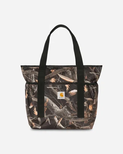 Carhartt Clapton Tote Bag Camo Feather Tree / Black In Multicolor