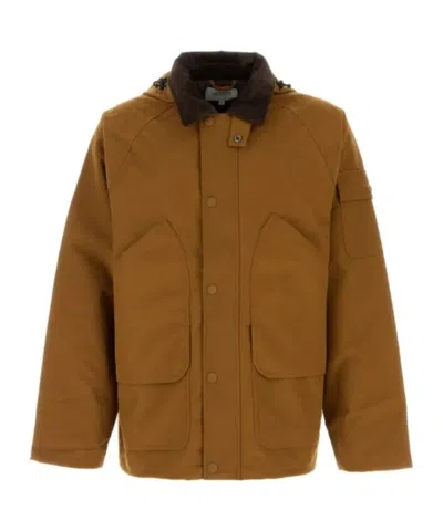Carhartt Clarton Jacket In Brown