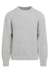 Carhartt Classic Fit Knit Sweater With Cozy Texture In Gray