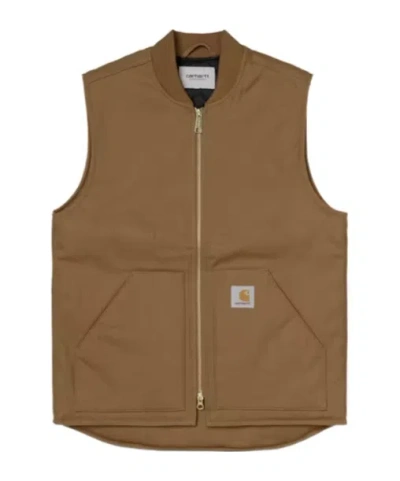 Carhartt Classic Vest In Brown