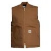 Carhartt Classic Vest In Brown