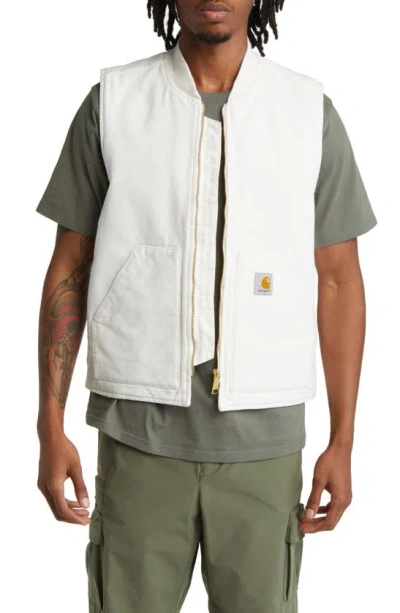 Carhartt Classic Vest In Bianco