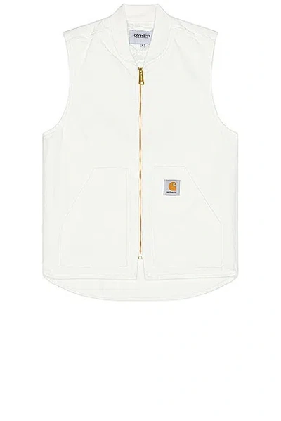 Carhartt Classic Vest In Wax Rinsed