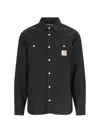 Carhartt Work In Progress Flint Corduroy Button-up Shirt In Black