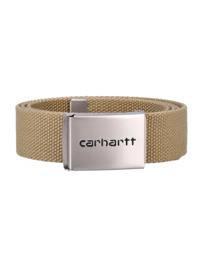 Carhartt Clip Belt In Beige