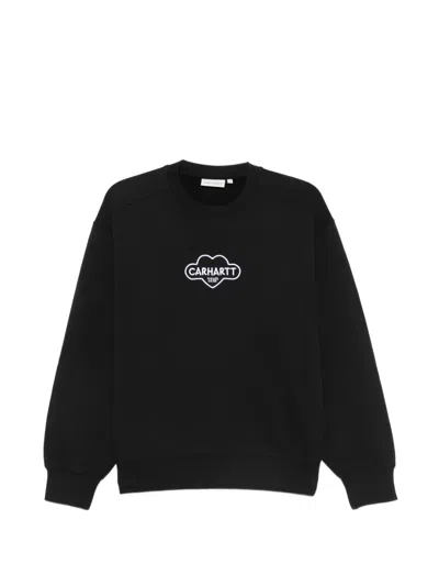 Carhartt 클라우드 하트 스웨트셔츠 In Black
