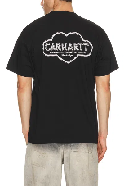 Carhartt Cloud Heart T-shirt In Black