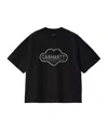 Carhartt Cloud Heart T-shirt In Black