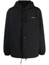 CARHARTT COACH LOGO-EMBROIDERED HOODED JACKET