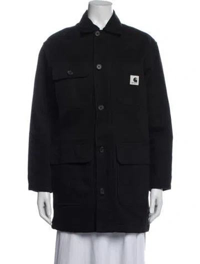 Pre-owned Carhartt Coat In Black